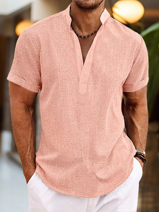 Men collared shirt regular fit available in multiple colors