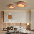 Ceramic ceiling light organic wabi-sabi minimalist warm white LED 45cm