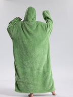 Hooded blanket sweatshirt unisex oversized fleece wearable blanket 140cm