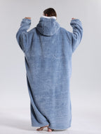Hooded blanket sweatshirt unisex oversized fleece wearable blanket 140cm