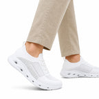 Walking sneakers wide toe box orthopedic flexible sole lace-up, available in 6 colours
