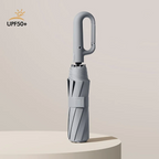 Umbrella Windproof Automatic Folding Carabiner Clip Reflective Strip