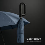 Umbrella Windproof Automatic Folding Carabiner Clip Reflective Strip