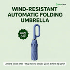 Umbrella Windproof Automatic Folding Carabiner Clip Reflective Strip