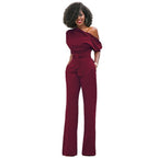 Women bodycon jumpsuit fitted silhouette in multiple colors