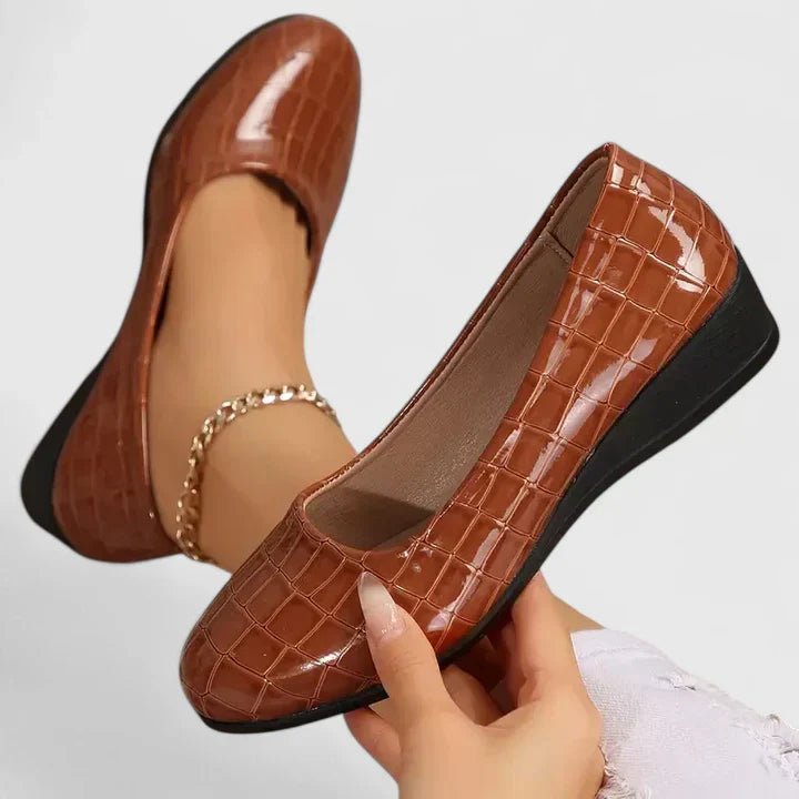 Women Wedge Shoes | Orthopaedic Slip-On with Anti-Slip Sole