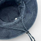 Women UPF 50+ wide brim sun hat adjustable chin strap packable