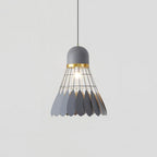 Industrial pendant lamp 1-light metal geometric ceiling fixture for kitchen