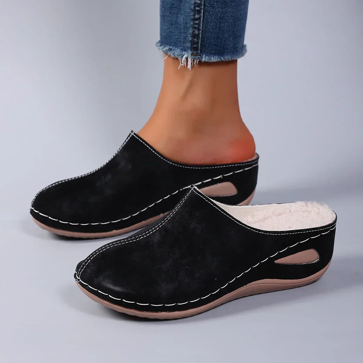Womens Orthopedic Clogs Arch Support Low Heel Comfort Sandals