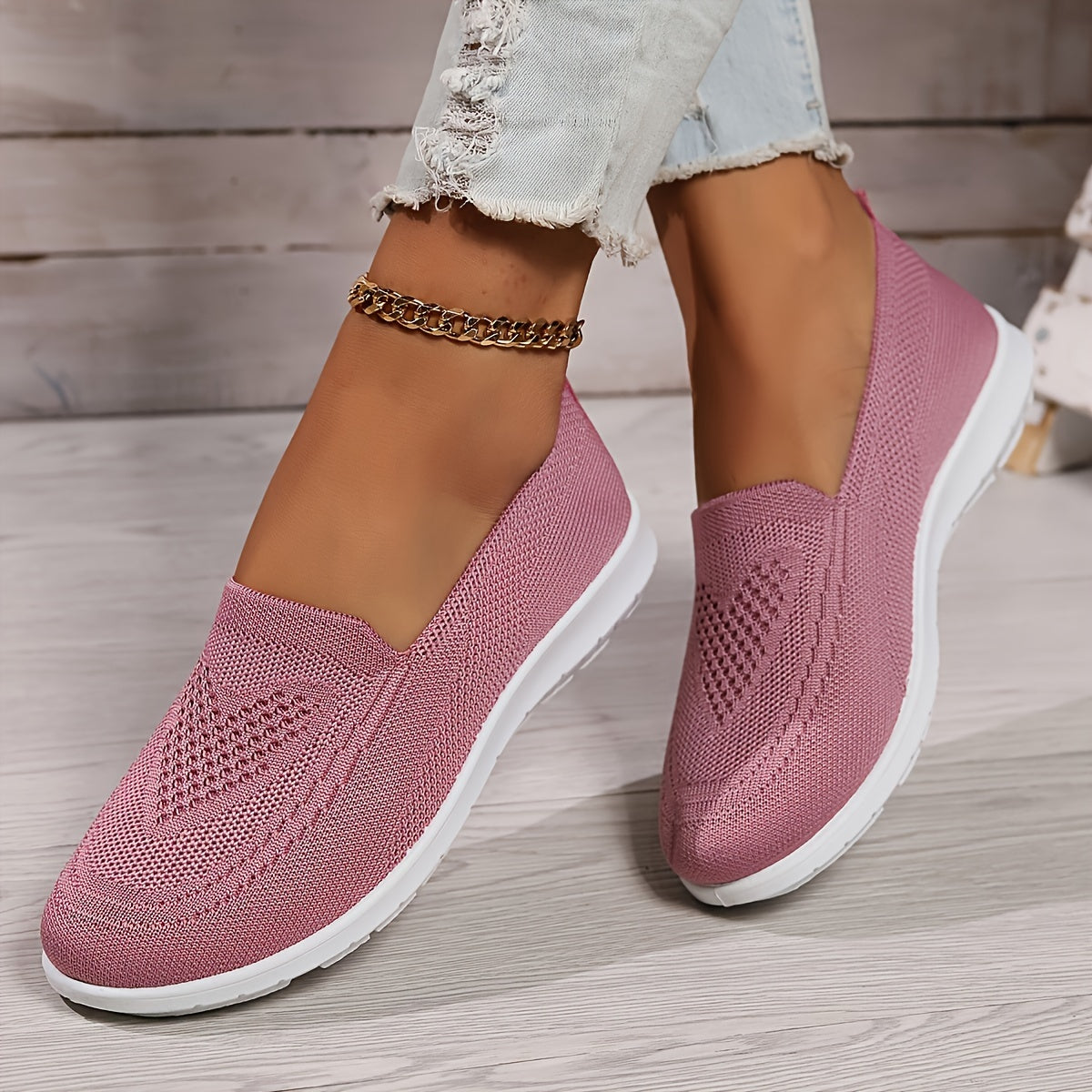 Orthopedic Slippers Women Lightweight Flat Slip On Walking Shoes